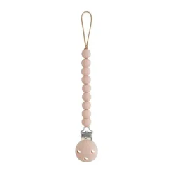 Mushie - clipe de chupeta de silicone Hera, blush Outlet