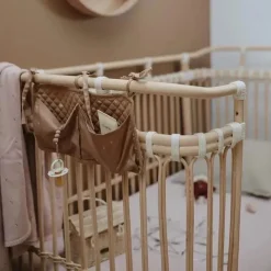Mushie - Clipe de chupeta de bebê 100% silicone sem BPA, Eva Ash Fashion