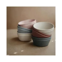 Mushie - Conjunto de 2 louças redondas (mostarda) Outlet