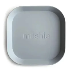 Mushie - Conjunto de Pratos de Louça Quadrados, Nuvem Discount