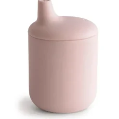 Mushie - Copo com Canudinho de Silicone, Blush New