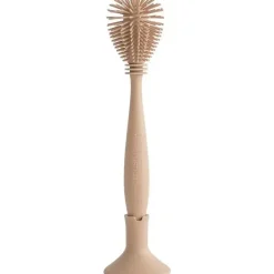 Mushie - Escova para mamadeira, silicone macio com base de sucção, natural Discount
