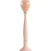 Mushie - Escova para mamadeira, silicone macio com base de sucção, blush Sale
