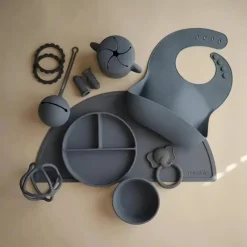 Mushie - Estojo porta-chupeta de silicone, Tradewinds Clearance