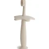 Mushie - Finger Toothbrush, Powder Blue/Daffodil Outlet