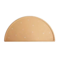 Mushie - Jogo americano de silicone para crianças, design antiderrapante sem BPA, laranja solar Outlet