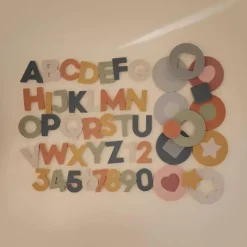 Mushie - Letters And Numbers Bath Play Set (Original) Clearance