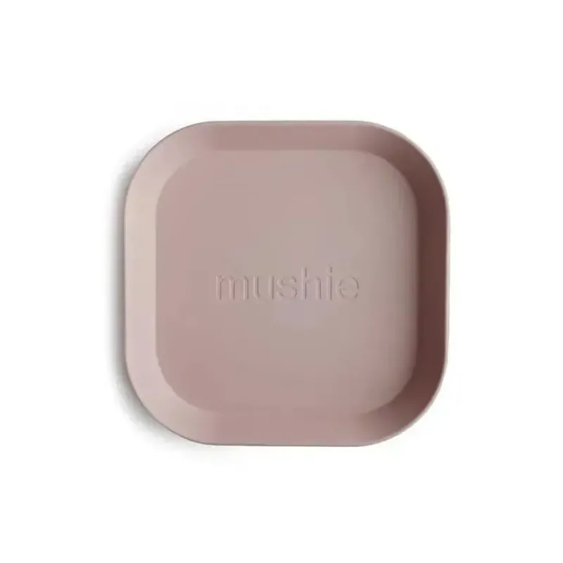 mushie__loua_quadrada_pra_SKUPeclKGox_0.webp Mushie - Louça Quadrada Pratos de Bebê - Conjunto de 2 - Blush Outlet
