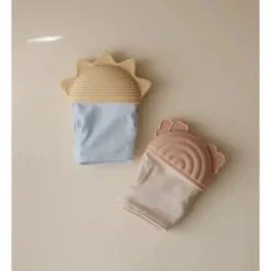 Mushie - Luva de dentição, arco-íris Fashion