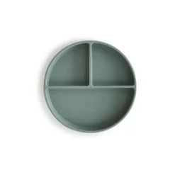 Mushie - Placa de sucção de silicone bebê - Cambridge Blue Online