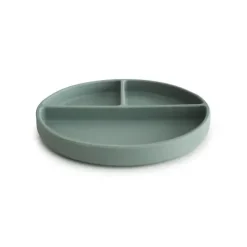 Mushie - Placa de sucção de silicone bebê - Cambridge Blue Online