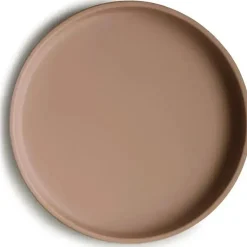 Mushie - Placa de sucção de silicone clássica, design antiderrapante sem BPA, natural New