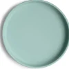 Mushie - Placa de sucção de silicone clássica, design antiderrapante sem BPA, Cambridge Blue Clearance