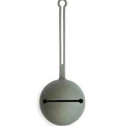 Mushie - Porta chupeta de silicone, tomilho seco Fashion