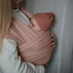 Mushie - Porta-envoltórios de bebê 100% algodão orgânico, Fashion