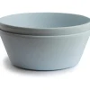 Mushie - Round Bowl Dinnerware Set, Powder Blue Hot