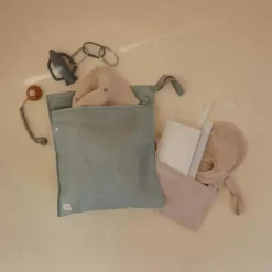 Mushie - Sacos úmidos resistentes à água, saco de armazenamento reutilizável grande e pequeno, conjunto de 2 ventos alísios Online