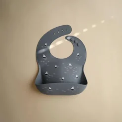 Mushie - Silicone Baby Bib, Boats Best