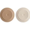 Mushie - Silicone Drain Stopper 2-Pk, Natural/Shifting Sand Outlet