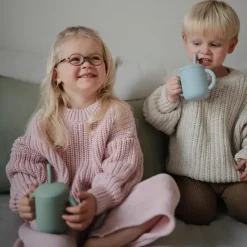 Mushie - Silicone Replacement Straws, Petal Online