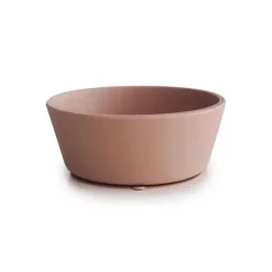Mushie - Tigela de Sucção de Silicone (Blush) Best