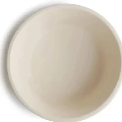 Mushie - Tigela de Sucção para Bebê de Silicone, Marfim Best