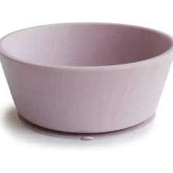 Mushie - Tigela de Sucção para Bebê de Silicone, Lilás Suave Sale