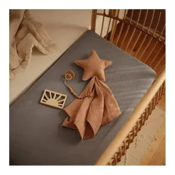 Mushie Lovely Cobertor Estrela Lovey - Natural New