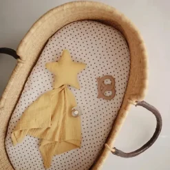 Mushie Lovely Cobertor Estrela Lovey - Amarelo Outono Hot