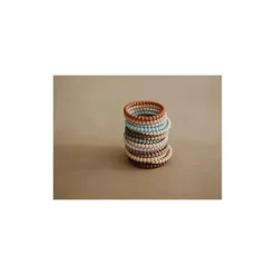 Mushie Silicone Pearl Teether Bracallets Suave/Terracota/Pervinca New