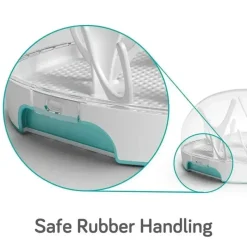 NanoBebe - Esterilizador a vapor para micro-ondas, azul-petróleo Sale
