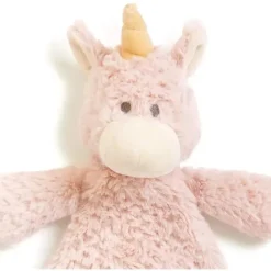Demdaco Nat &amp; Jules Wendy Unicorn chocalho bebê Lovey | Cobertor | Cobertor de segurança para bebês Online