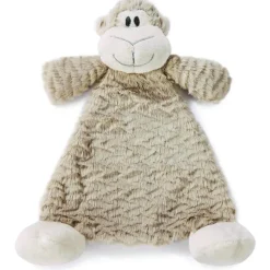 Demdaco Nat and Jules Rattle Blankie, Meekie Monkey New