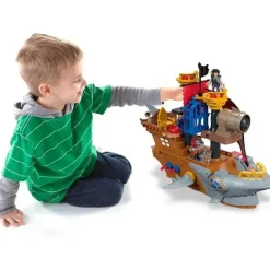 Fisher-Price Navio pirata Imaginext Shark Bite, multicolorido Fashion