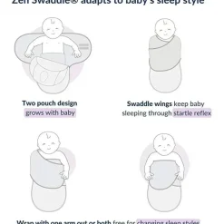 Nested Bean - Zen Swaddle Classic, O Me O My Sale