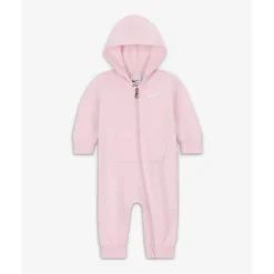 Haddad Nike Baby - Girl Footed Coverall Pink Hot