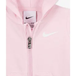 Haddad Nike Baby - Girl Footed Coverall Pink Hot