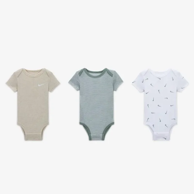 nike_baby__pk_unisex_body_SKUIUw05XkL_0.webp Haddad Nike Baby - 3Pk Unisex Bodysuit Newborn Baby Best