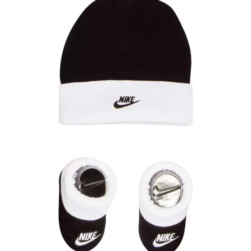 nike_baby__simple_swoosh__SKUlNopnm1r_0.webp Haddad Nike Baby - Simple Swoosh Hat & Bootie Hosiery Black/White Fashion