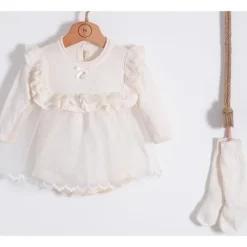 Nipperland - Baby Knitted Special Lace Cream Online
