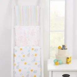 NoJo - Pooh 3 Pk Printed Muslin Swaddles Clearance
