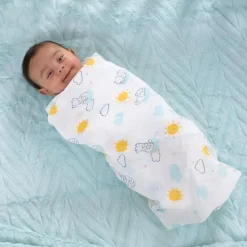 NoJo - Pooh 3 Pk Printed Muslin Swaddles Clearance