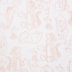NoJo - Pooh 3 Pk Printed Muslin Swaddles Clearance