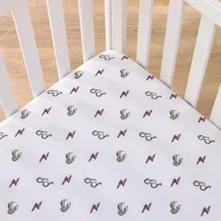 NoJo - Warner Brothers Harry Potter Lighting Bolt Crib Sheet Clearance