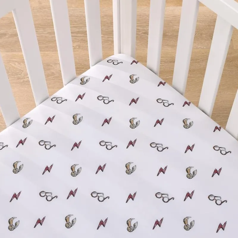 nojo__warner_brothers_har_SKUkPdIRjSx_1.webp NoJo - Warner Brothers Harry Potter Lighting Bolt Crib Sheet Clearance