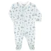 Noomie - Baby Boy Let's Golf Zipper Footie, Azul Hot