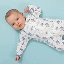 Noomie - Baby Boy Zipper Foote Surfing Sharks Fashion