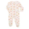 Noomie - Baby Girl Zipper Footie Peaches Discount