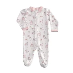 Noomie - Baby Unicorn World Zipper Footie Hot