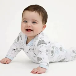 Noomie - Baby Unisex Zipper Footie Arctic Online